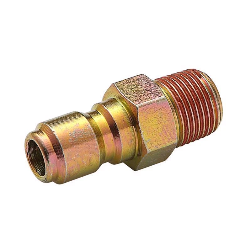 Surfacemaxx 3/8-in Male Npt X 3/8-in Quick Connect Plug 4500 Psi Brass