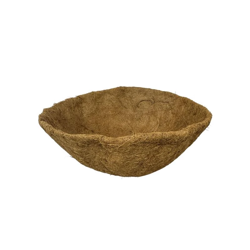 Living Accents 12 Inch Coco Fiber Basket Liner Brown Round