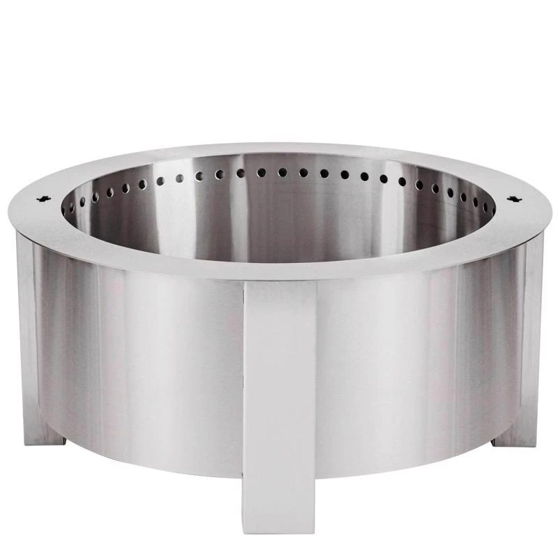Breeo X Series 30 Smokeless Stainless Steel Outdoor Wood Fire Pit 30 In. Wide