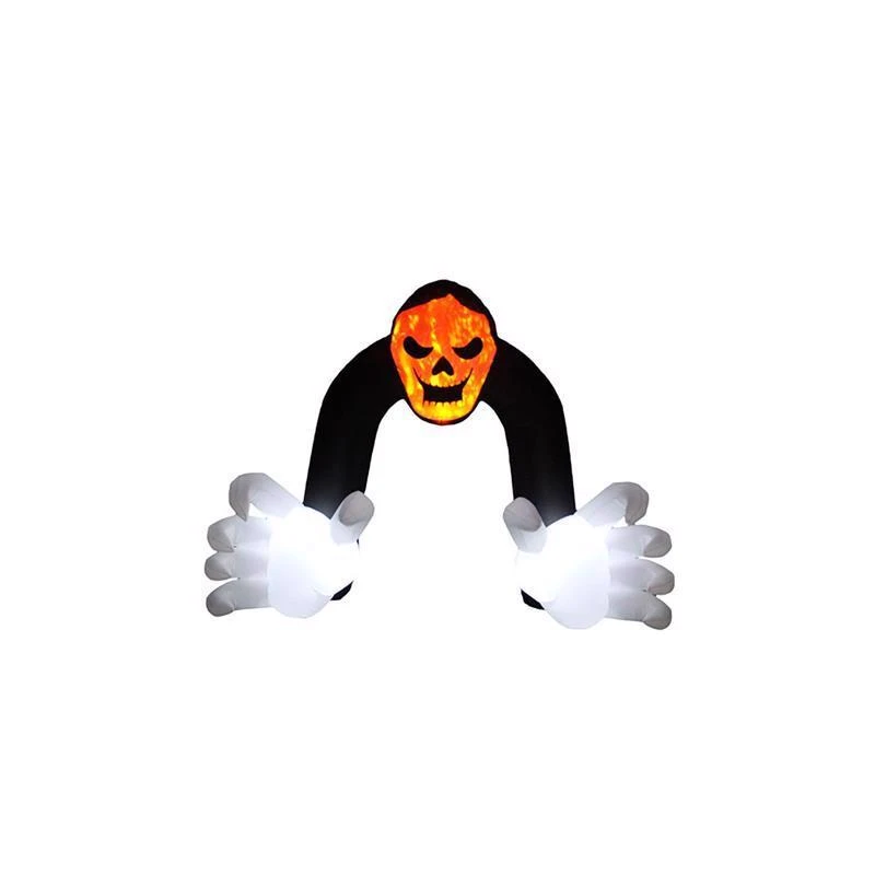 A Holiday Company 13 Ft Prelit Reaper Archway Inflatable Halloween Decoration
