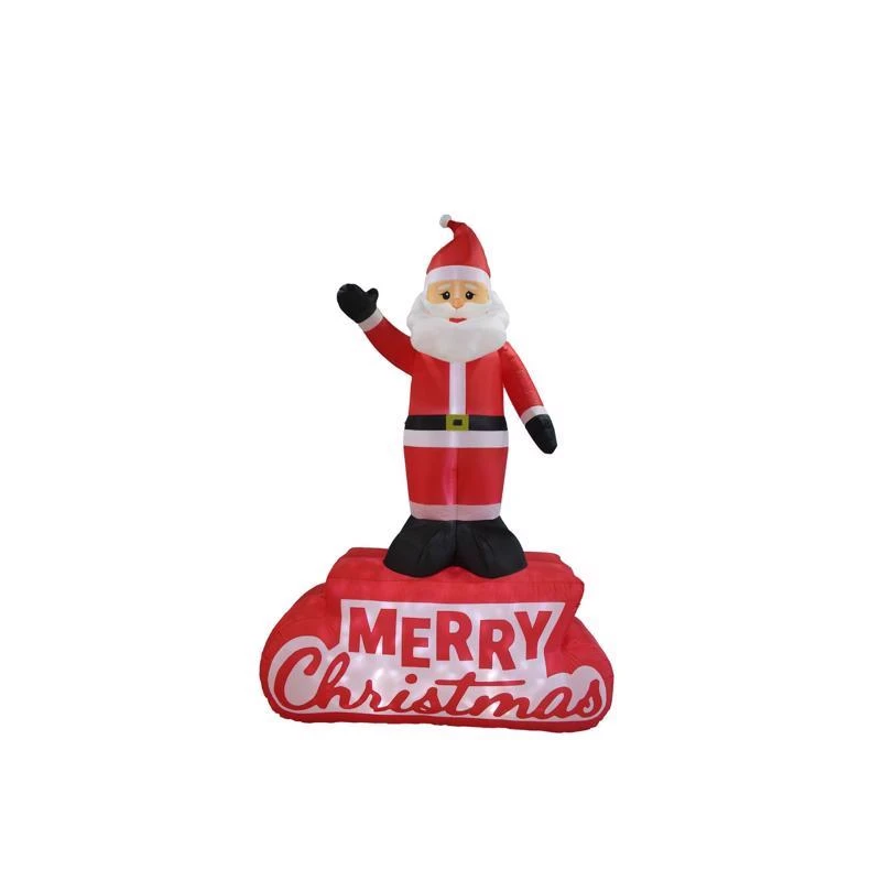 A Holiday Company 10 Ft Led Santa Merry Christmas Inflatable