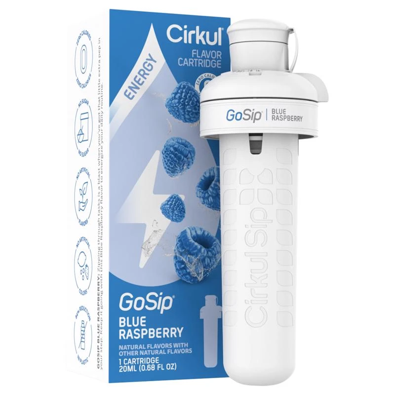 Cirkul Gosip Blue Raspberry Flavor Cartridge 0.68 Fluid Ounces