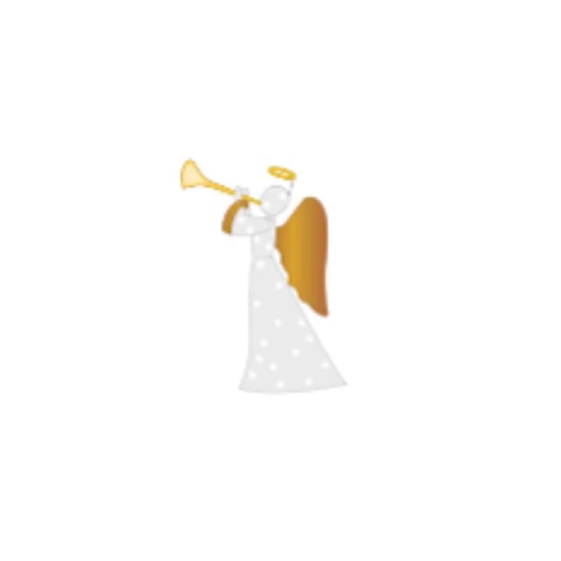 A Holiday Company 6 Ft Led Angel With Gold Inflatable Decoration