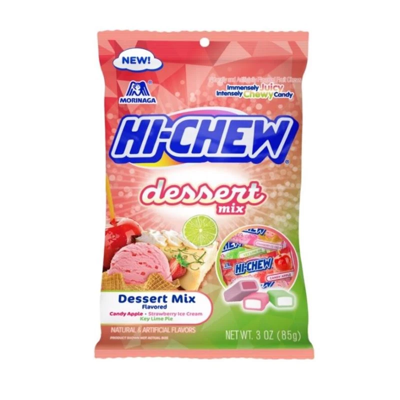 Hi-chew Dessert Mix Assorted Chewy Candy 3 Oz