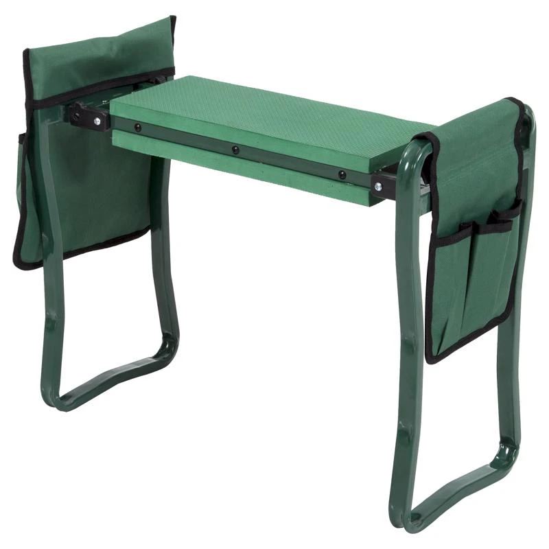 Seina 23.62 In. W X 5.51 In. D Green Steel Garden Kneeler/seat