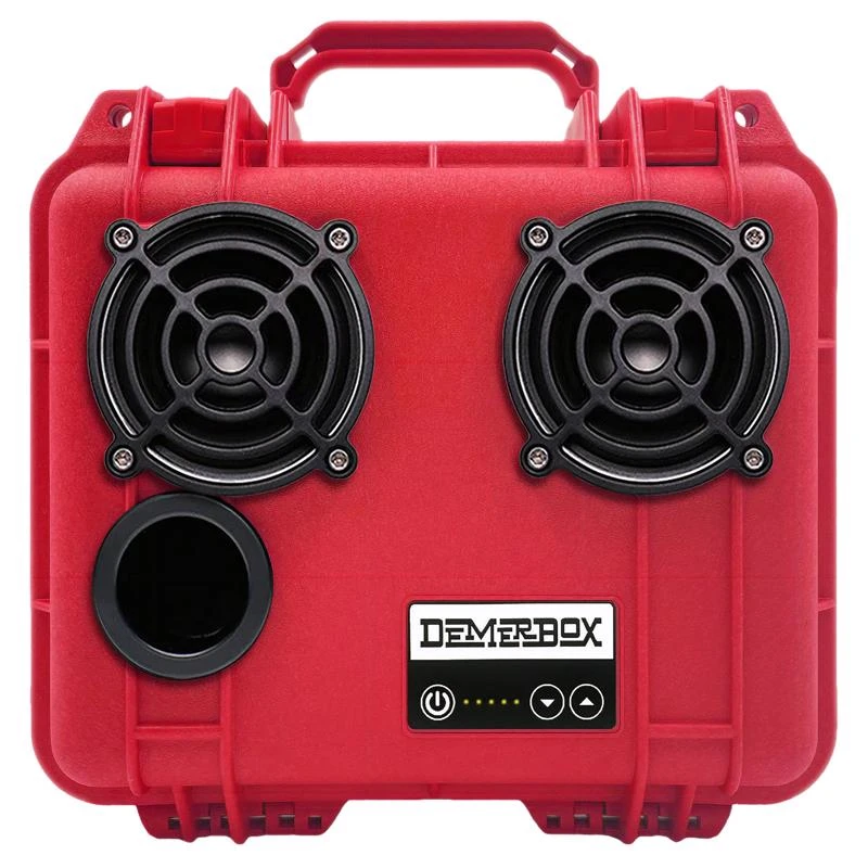 Demerbox Db2 Wireless Bluetooth Weather Resistant Portable Speaker, Red