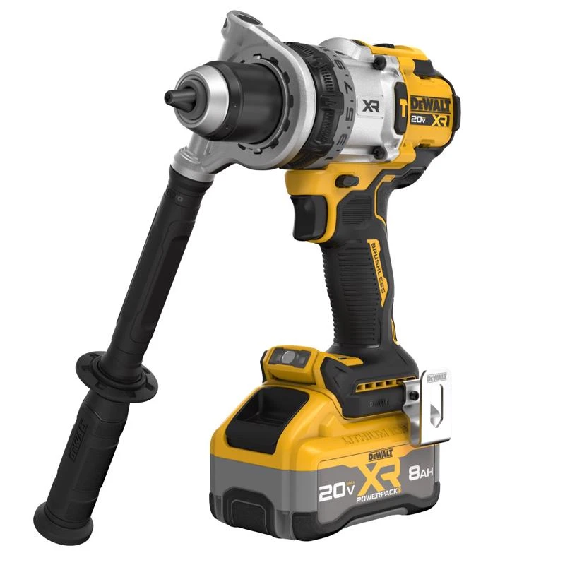 Dewalt 20v Max Xr Brushless 1/2 Inch 3-speed Cordless Hammer Drill Kit With 8.0 Ah Battery