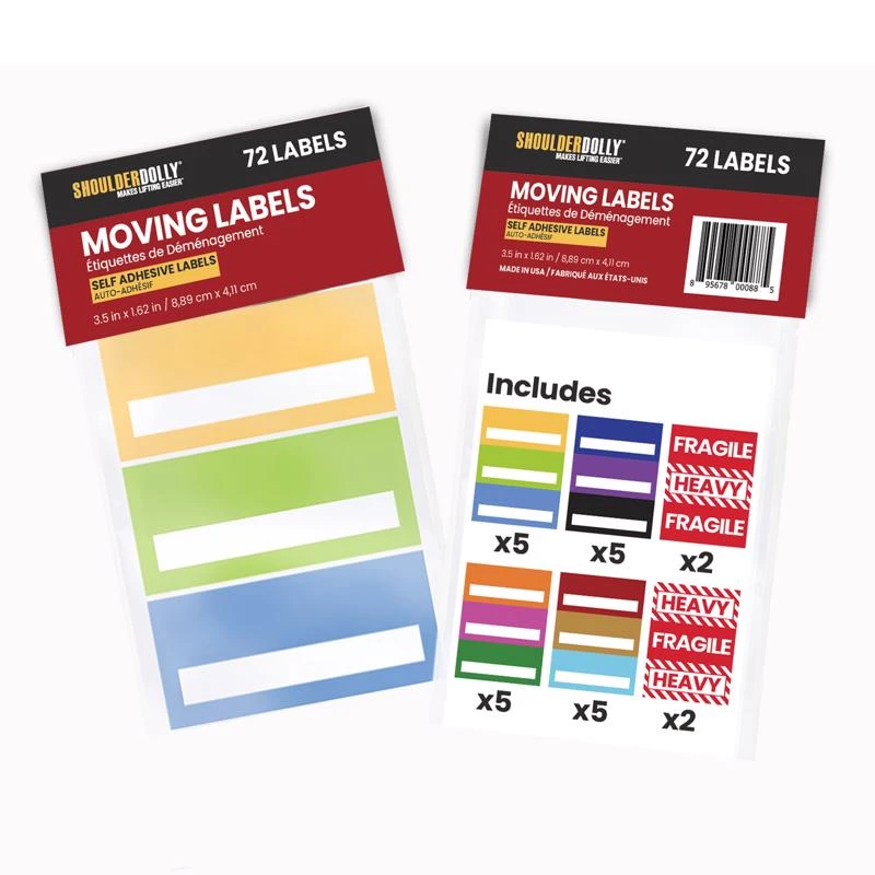 SHIPPING LBLS 72PK