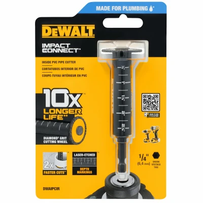 Dewalt Impact Connect Pvc Pipe Cutter Black Diamond Grit Blade 1 Piece
