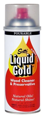 Scott's Liquid Gold Almond Scent Wood Cleaner And Preservative 14 Oz Liquid