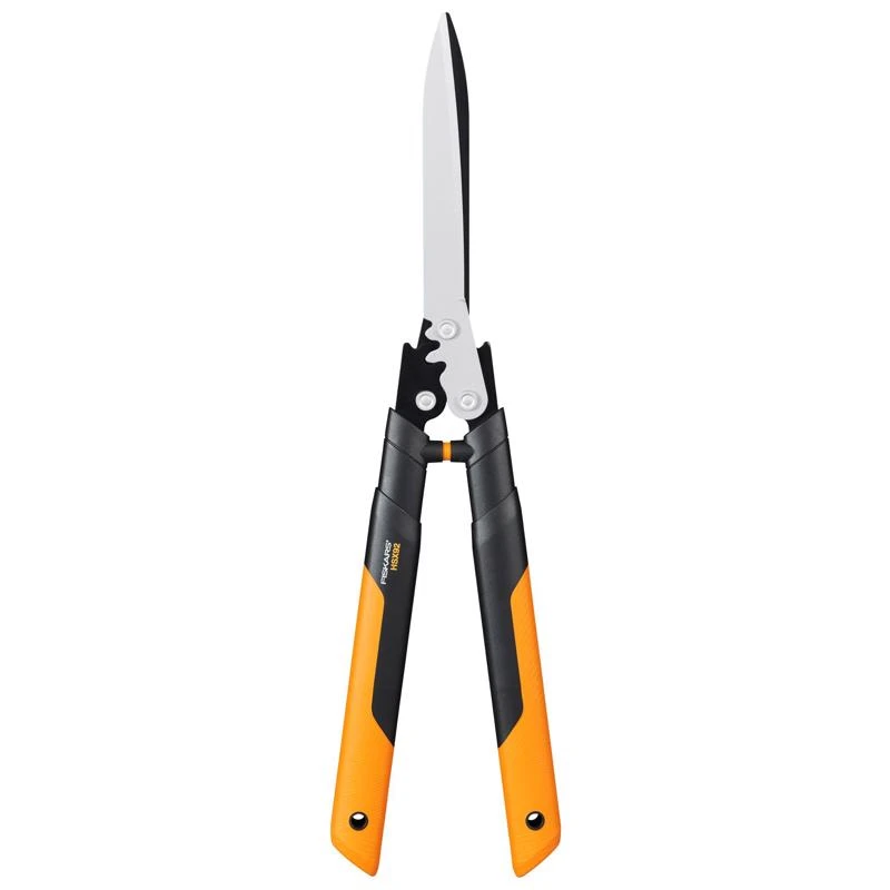 Fiskars Powergear 1072206 Stainless Steel Straight Edge Hedge Shears 8.58 Blade