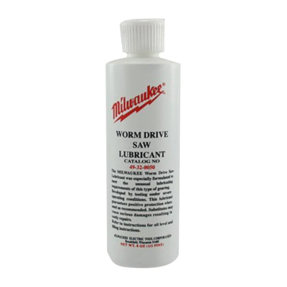 Milwaukee Worm Drive Saw Oil 1/2 Pint Bottle