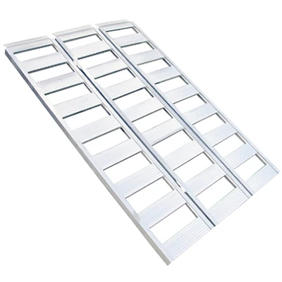 Erickson Tri-fold Aluminum Car Ramp 1,500 Lb Rated 45 X 69 Inches