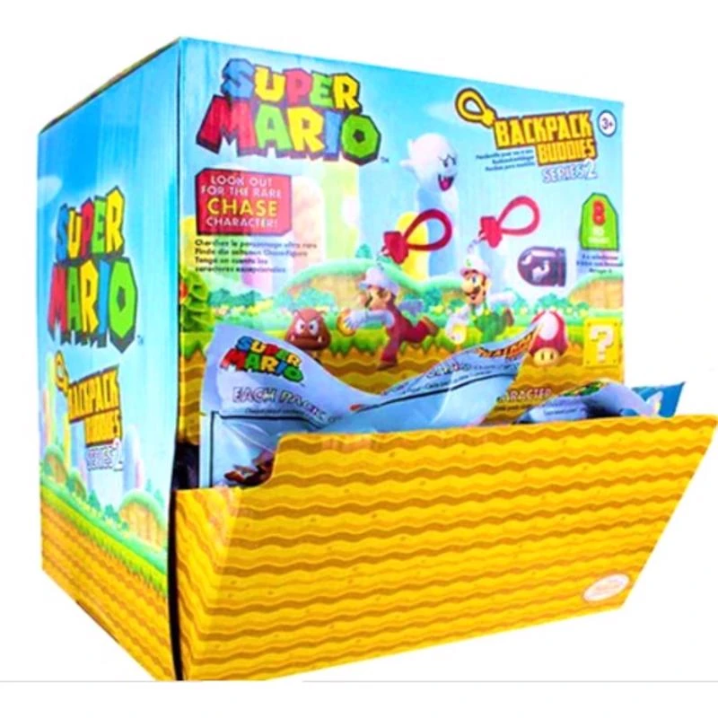Nys Life Backpack Buddies Super Mario Figure Hangers Multicolored, 3+ Age
