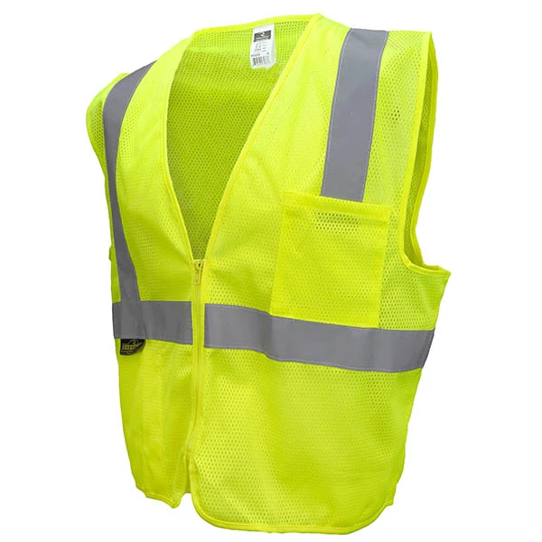 Radians Radwear Sv2z Economy Class 2 Hi-vis Green Mesh Safety Vest, 3x