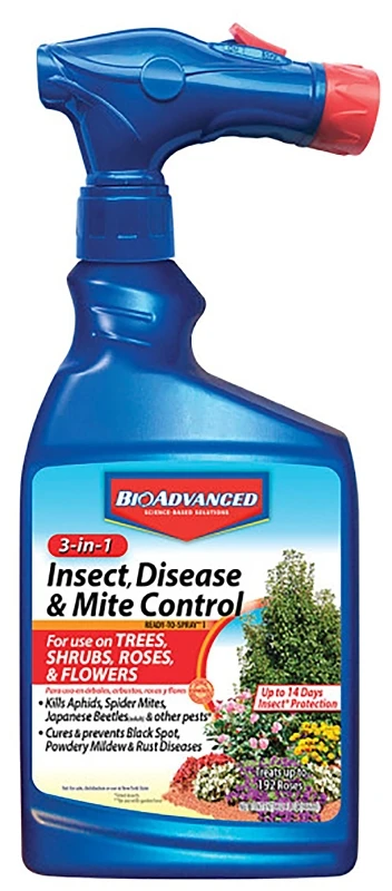 Bioadvanced 3-in-1 32 Oz Ready To Spray Insect, Disease & Mite Control