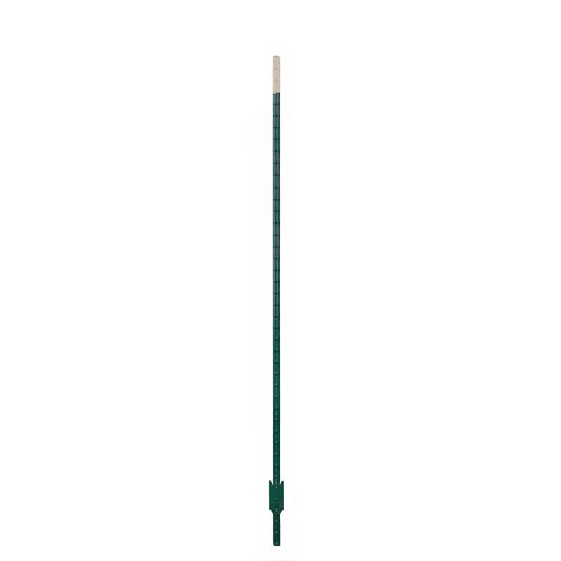 Ironridge 8 Ft. Steel Studded T-post, 1.25 Weight Per Foot