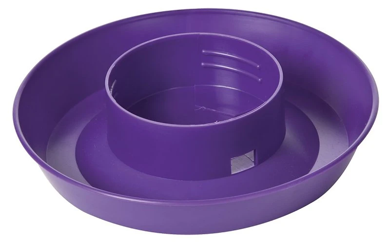 Little Giant 742purple Screw-on Base 6 Inch Diameter 1 Quart Capacity Plastic Purple