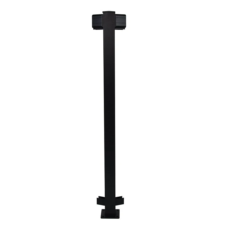 Regal 45 Degree Angle Post Aluminum Textured Black Powder-coated 42 Inch