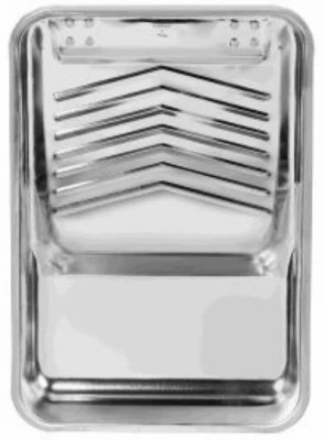 Deep Well Metal Paint Tray, 9 Inch, Durable Construction for Large Paint Volume