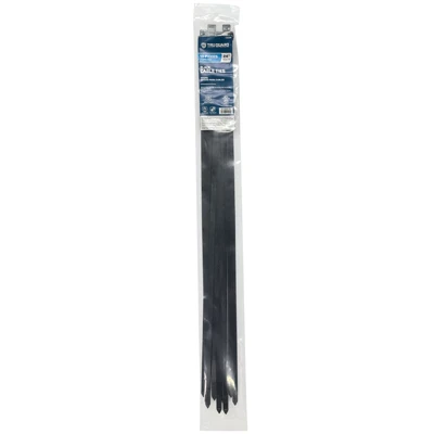 Heavy-Duty Cable Ties, Black, 24 In., 10-Pk.