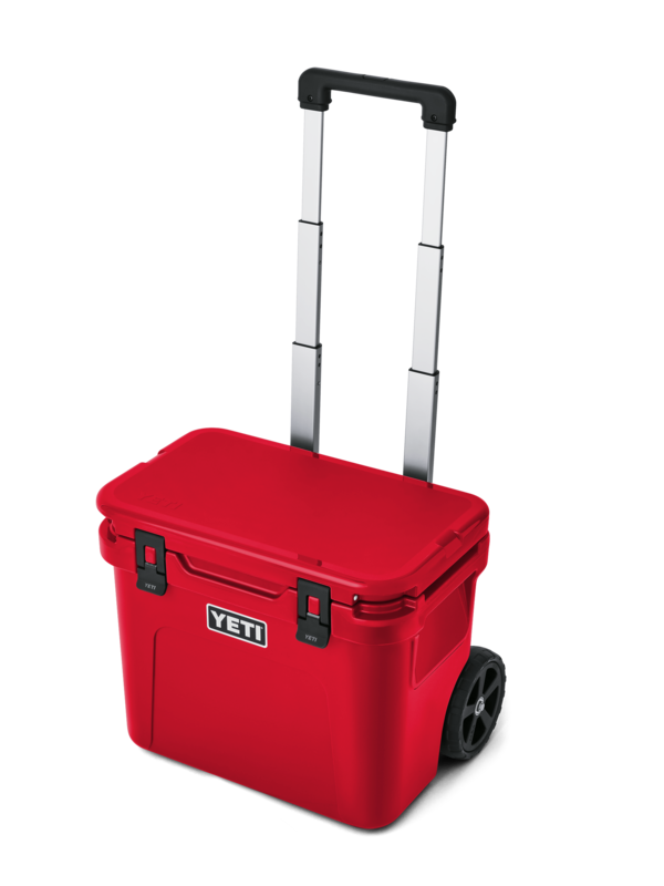 Yeti Roadie 32 Wheeled Cooler With Dry Goods Basket - Rescue Red