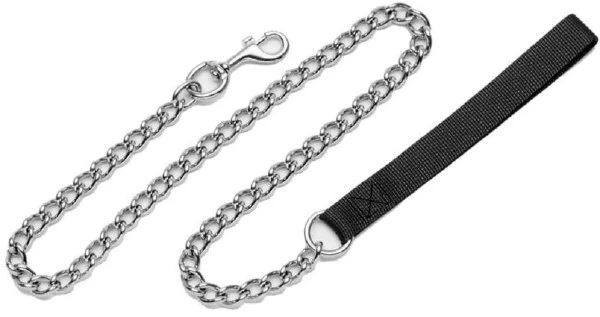 Coastal Titan 6' Extra Heavy Chain Leash Black