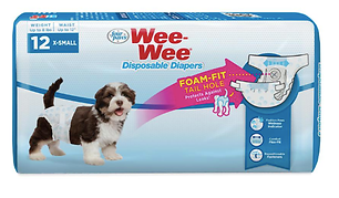Wee Wee DISPOSABLE DIAPERS XS 12PK