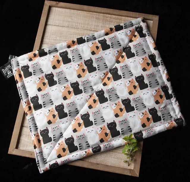 DR PUSSUMS FLANNEL CAT MAT