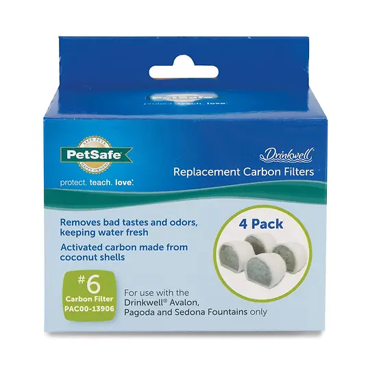 Petsafe Drinkwell Fountain Replacement Filters, 4pk