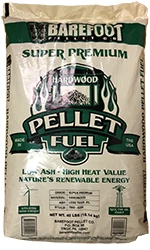 BAREFOOT HARDWOOD PELLETS 50 BAG PALLET