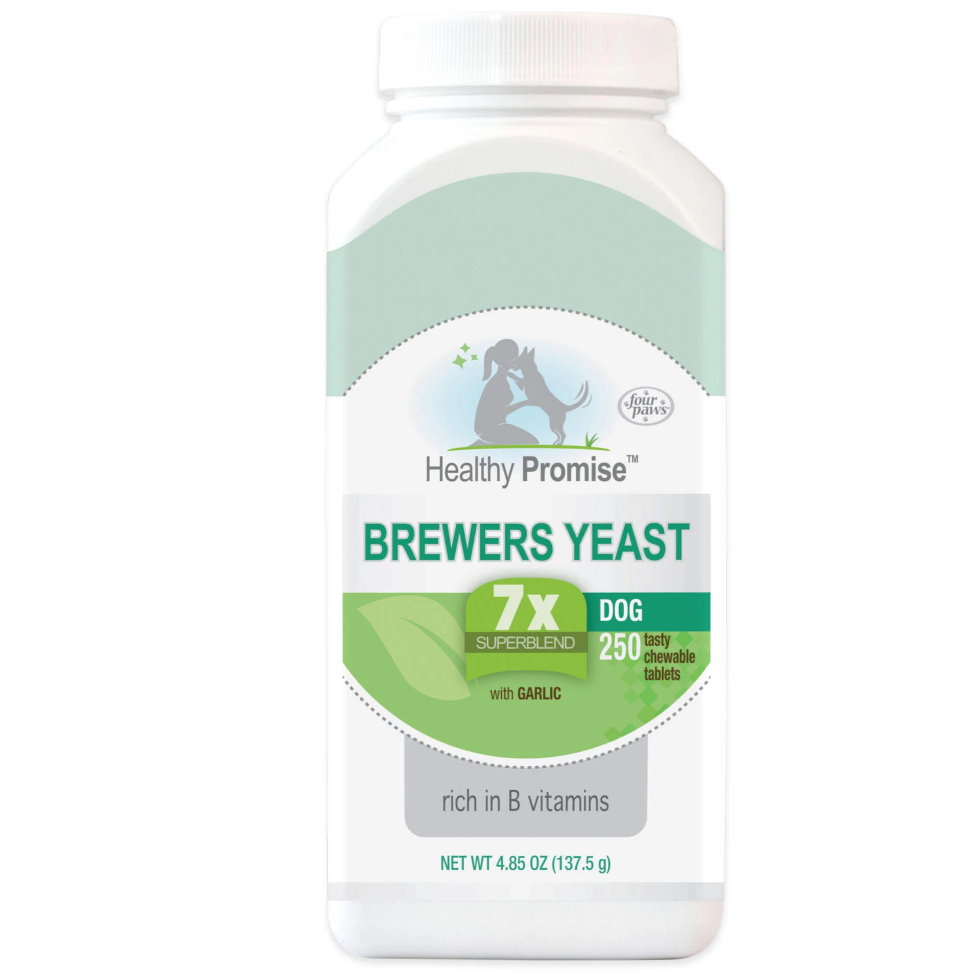 Four Paws Brewers Yeast With Garlic 250ct