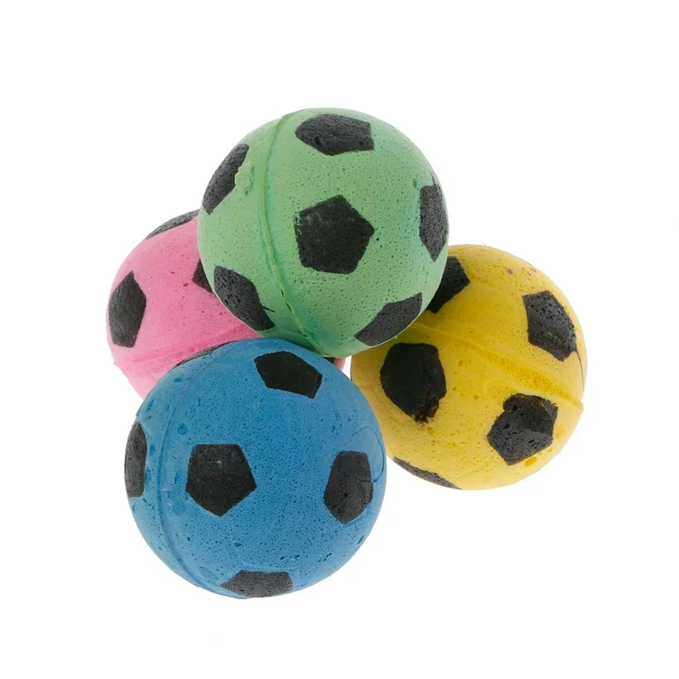 Ethical Cat Sponge Soccer Balls 4Pk