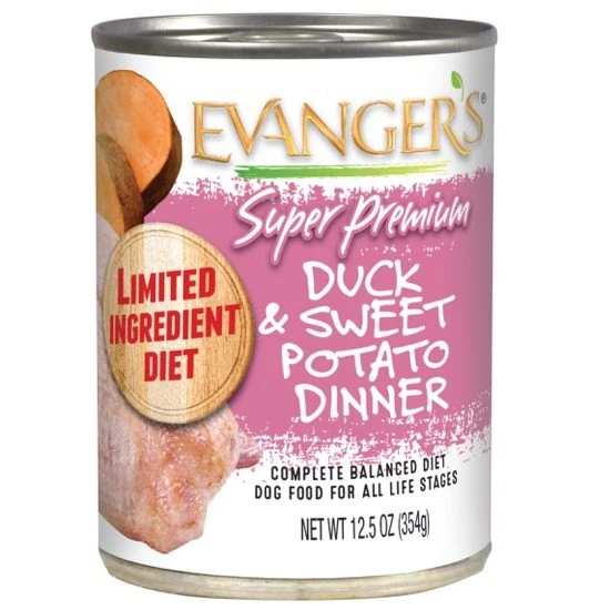Super Premium Duck & Sweet Potato Wet Dog Food, 13 Oz. Can