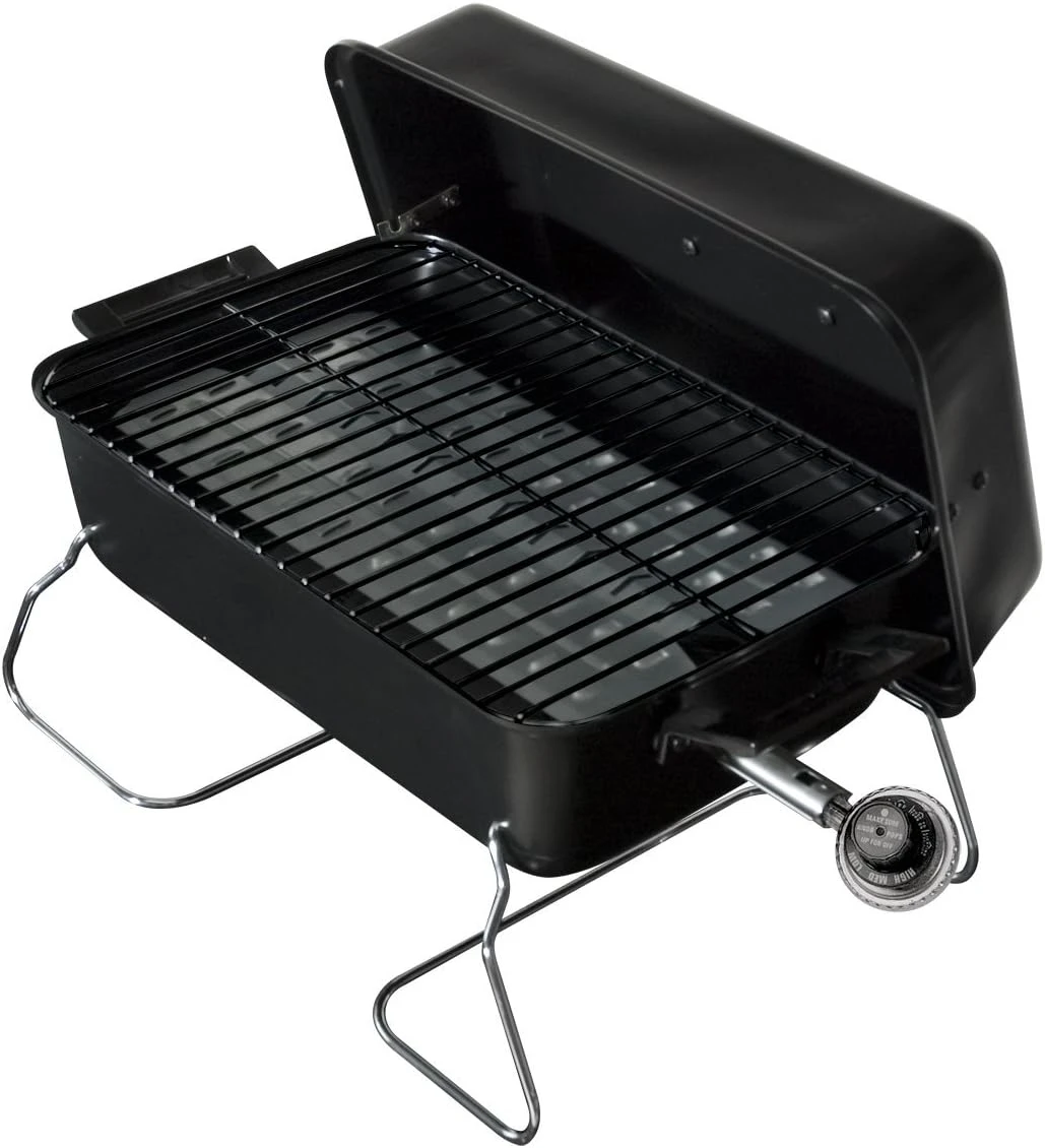 Portable Tabletop Gas Grill with Compact Design for Outdoor Cooking