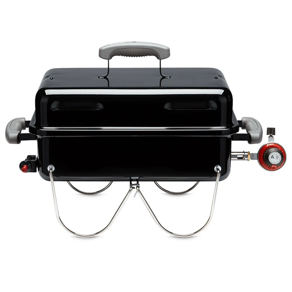 Go Anywhere Liquid Propane Gas Tabletop Grill, Black, 160 Square Inch Cooking Surface