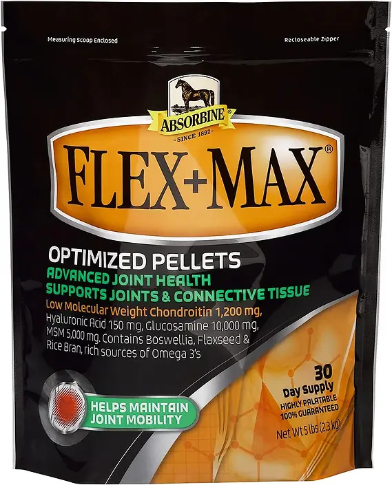 Flex Plus Max Joint Support Pellets for Horses 30 Day Supply