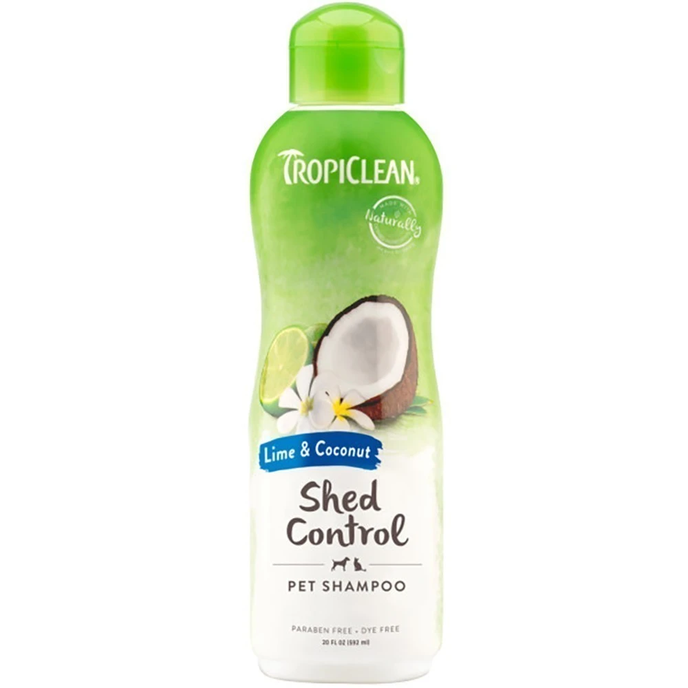 Tropiclean Lime & Coconut Shed Control Pet Shampoo, 20 oz