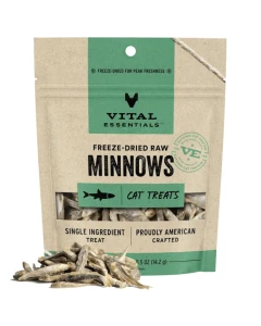 VITAL Essentials Cat FREEZE DRIED MINNOWS .5Oz