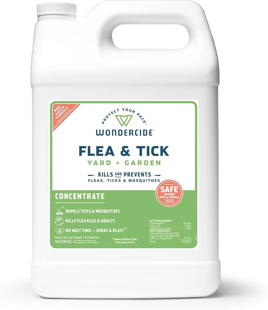 Wondercide Natural Flea & Tick Yard Spray, Cedar 16oz Concentrate