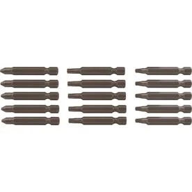 Craftsman 15-piece Screwdriver Bit Set With Various Sizes And Types