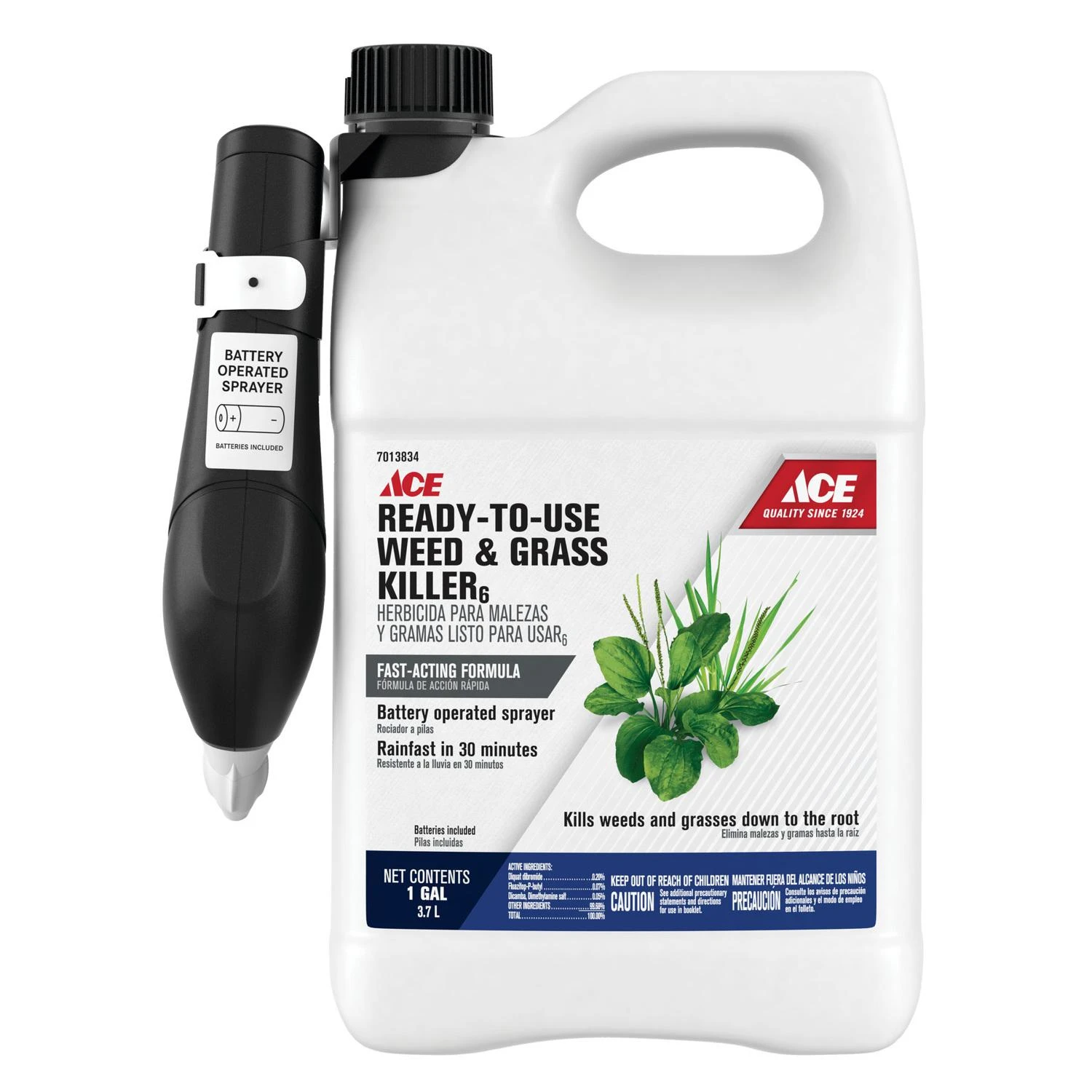 Ace Ready-to-use Weed And Grass Killer Liquid 1 Gallon With Sprayer
