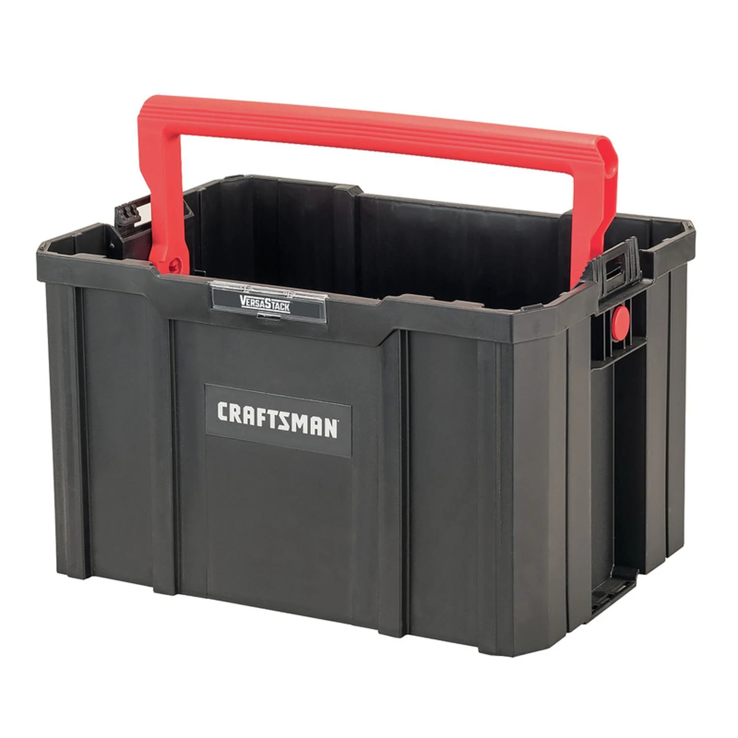 Craftsman Versastack 17 In. Tool Tote Black/red For Tools And Equipment Storage