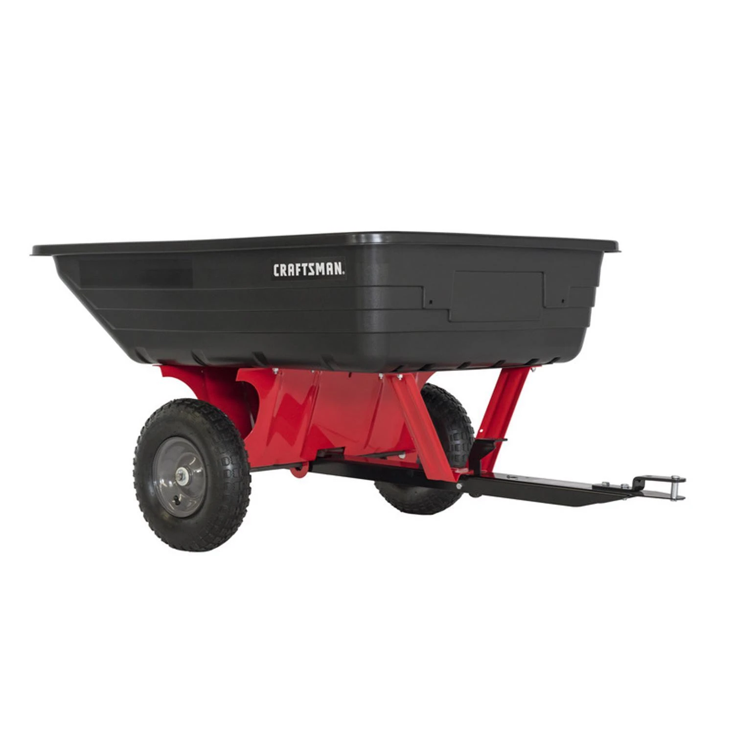 Craftsman 10 Cu Ft Poly Lawn Cart For Lawn Tractor Or Atv