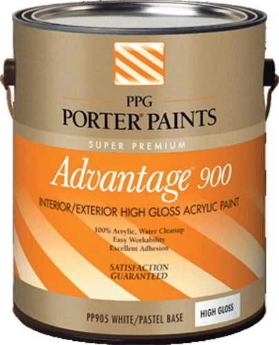 Advantage Interior & Exterior Semi-gloss White Pastel Base Paint - 1 Quart