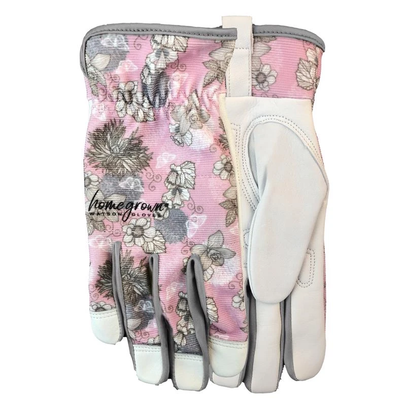 Watson Gloves Home Grown Large Spandex Lily Multicolored Gardening Gloves