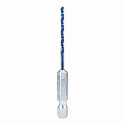 Mach-Blue Impact Twist Drill Bit, 3/32 Inch Diameter, High Performance