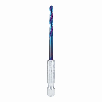 Mach-Blue Impact Twist Drill Bit, 1/8 Inch Diameter, High Performance