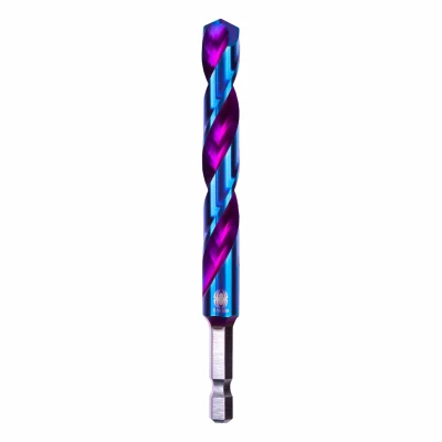 Mach-Blue Impact Rated Twist Drill Bit, 7/16 Inch Diameter