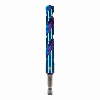 Mach-Blue Impact Twist Drill Bit, 1/2 Inch Diameter, High Performance